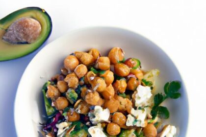 Fresh & Flavorful: Chickpea Salad with Avocado and Feta