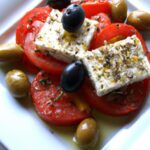 Savory Baked Feta with Juicy Tomatoes and Briny Olives