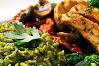 Vibrant Pesto Chicken & Roasted Veggie Bowl Recipe Guide