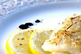 Zesty Baked Cod with Lemon Pepper: A Low-Cal Delight