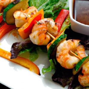 Quick & Tasty: 15-Minute Shrimp and Veggie Skewers