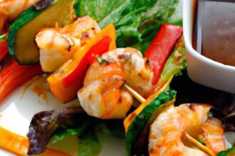 Quick & Tasty: 15-Minute Shrimp and Veggie Skewers