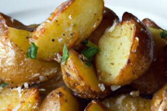 Golden Garlic Parmesan Roasted Potatoes: A Crispy Delight