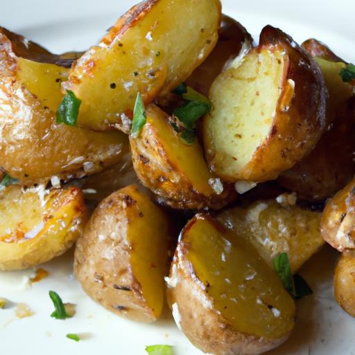 Golden Garlic Parmesan Roasted Potatoes: A Crispy Delight