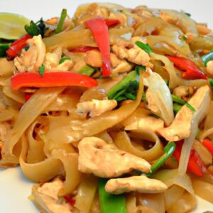 Spice Up Dinner: Authentic Thai Drunken Noodles with Chicken