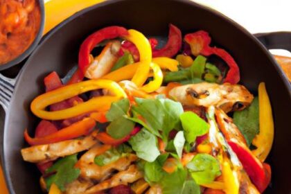 One-Pan Chicken Fajitas with Pre-Sliced Veggies Made Easy