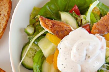Fresh Flavors: Greek Chicken Salad with Creamy Tzatziki