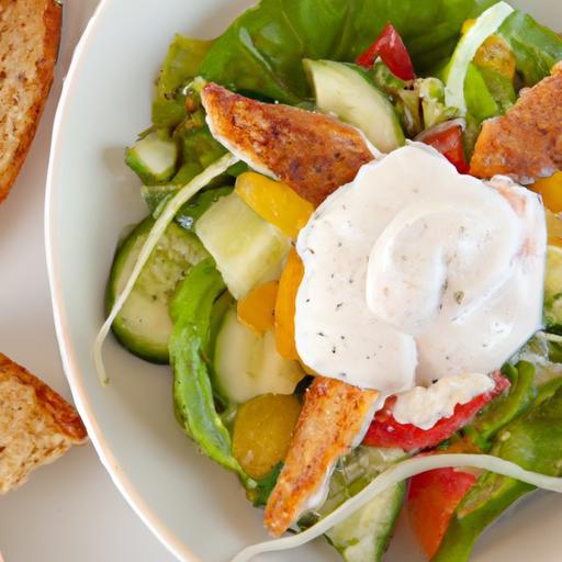 Fresh Flavors: Greek Chicken Salad with Creamy Tzatziki