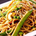 Bold & Nutty: Spicy Peanut Noodles with Edamame Delight