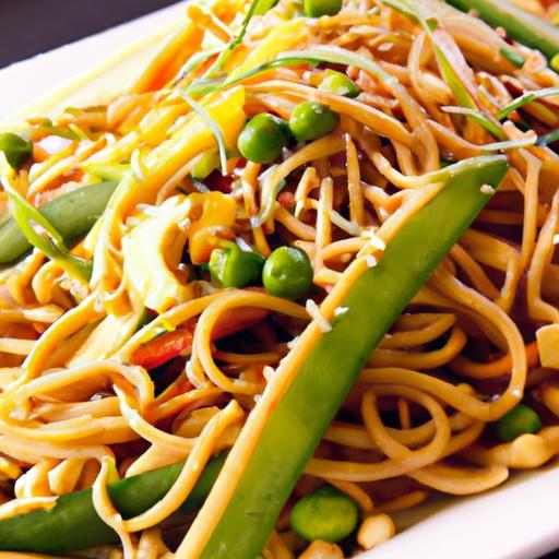 Bold & Nutty: Spicy Peanut Noodles with Edamame Delight