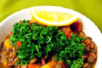 Hearty Lentil & Roasted Veggie Stew: Low-Cal Flavor Boost