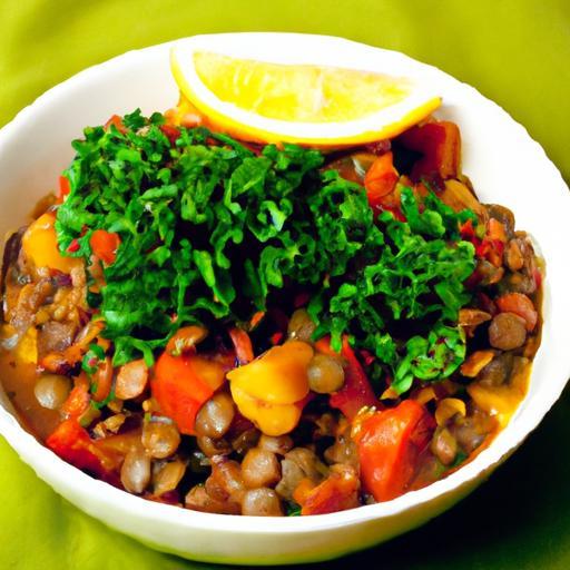 Hearty Lentil & Roasted Veggie Stew: Low-Cal Flavor Boost