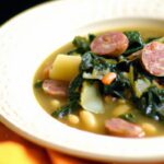 Hearty White Bean & Kale Soup with Savory Sausage Twist