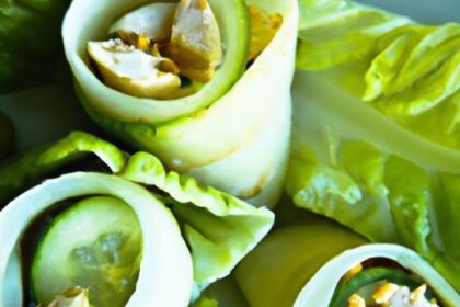 Crunchy & Quick: Chicken Cucumber Lettuce Wraps Recipe