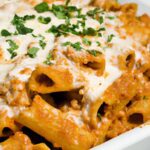 Hearty Baked Ziti with Ricotta: Meatless or Turkey Delight