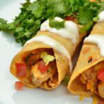 Crispy Low-Calorie Baked Chicken Taquitos You’ll Love
