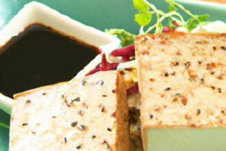 Crunchy Asian Sesame Tofu with Tangy Fresh Slaw Recipe
