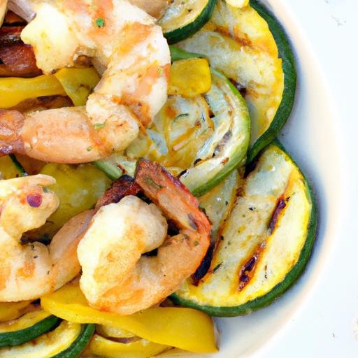 Zesty One-Pan Lemon Garlic Shrimp with Sautéed Zucchini