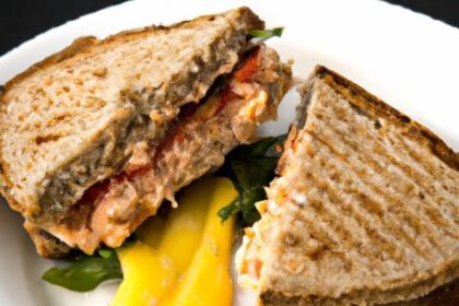 Wholesome Tuna Melt on Whole Wheat: A Tasty Twist