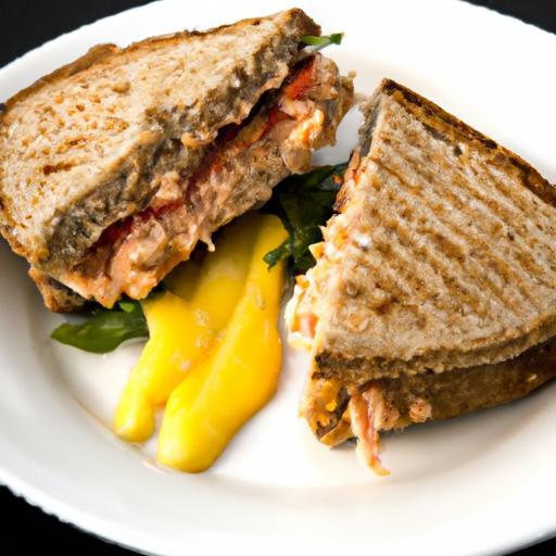 Wholesome Tuna Melt on Whole Wheat: A Tasty Twist