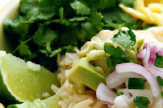 Flavor-Packed Burrito Bowl with Zesty Cilantro Lime Rice