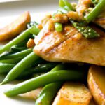 Zesty Lemon Pepper Chicken with Tender Green Beans Delight