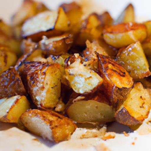 Golden Garlic parmesan Roasted Potatoes: A Crispy Delight