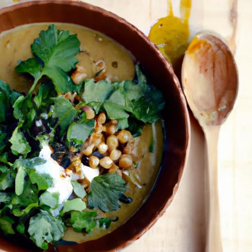 Creamy Coconut curry⁣ Lentil Bowl: A Flavorful Vegan Delight