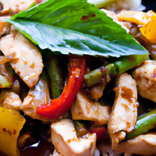Savor the Heat: Exploring Spicy Thai Basil Chicken Delight