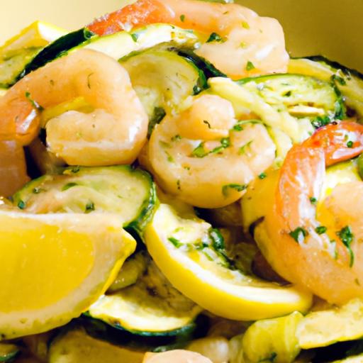Zesty One-Pan Lemon Garlic‍ Shrimp⁣ with Sautéed Zucchini