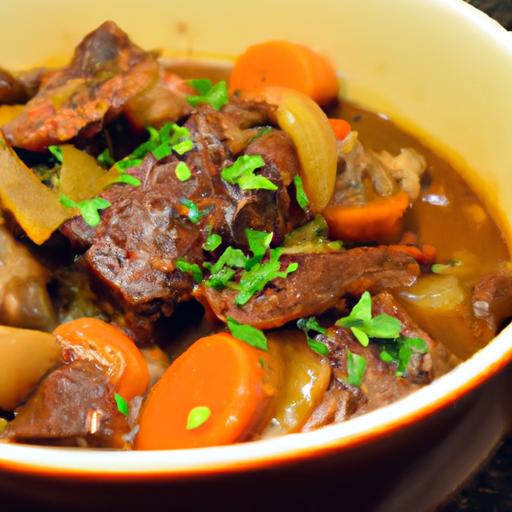 Hearty Slow-Cooked Beef & veggie Stew: A Keto Delight