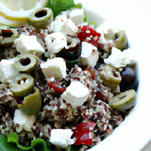 Mediterranean Quinoa Bowl: Feta & Olives delight Recipe