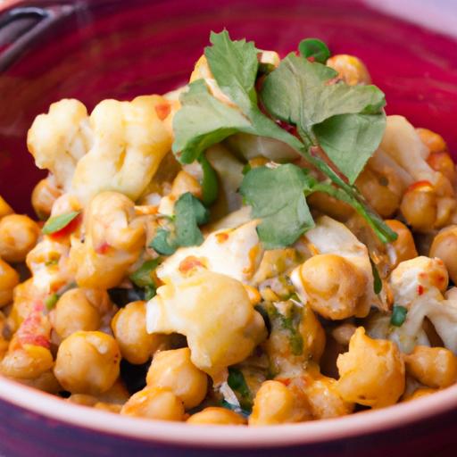 Wholesome Cauliflower & Chickpea Curry: Low-Cal Delight