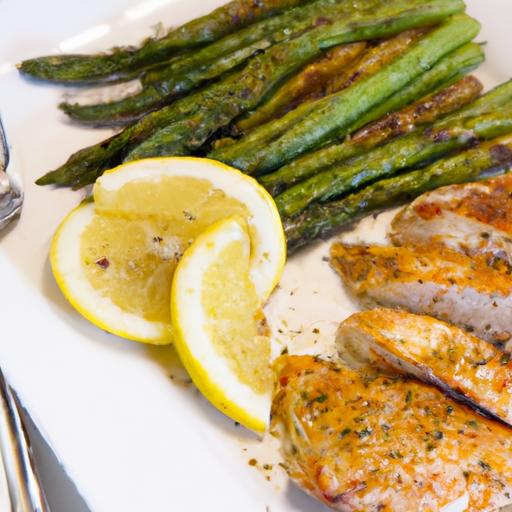 Zesty Sheet Pan Lemon Chicken with Roasted Asparagus delight