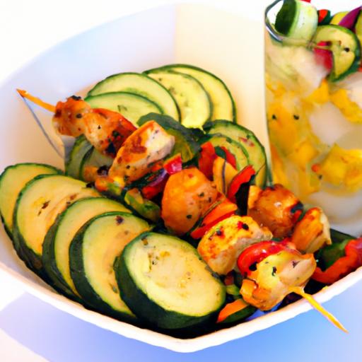Savor Colorful Chicken and Veggie Kebabs: A Healthy Delight
