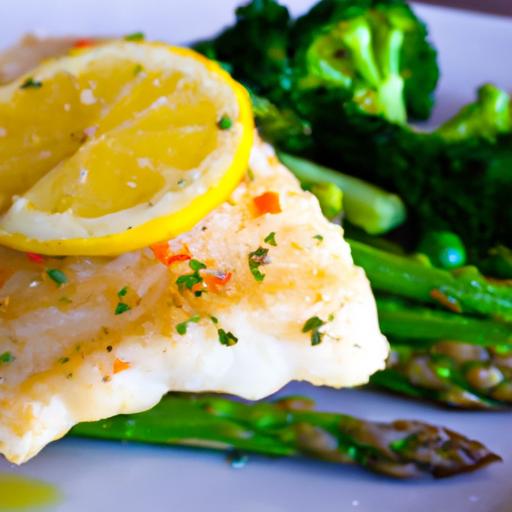 Bright and Zesty Lemon Garlic Tilapia with Steamed Veggies
