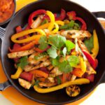 One-Pan Chicken Fajitas with Pre-Sliced Veggies Made Easy