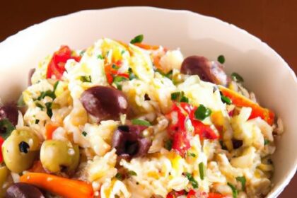Mediterranean Rice Bowl: A Flavorful Journey in Every Bite