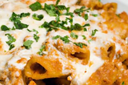 Hearty Baked Ziti with Ricotta: Meatless or Turkey Delight