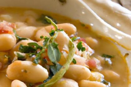 Savor Simplicity: One Pot Tuscan White Bean Soup Recipe