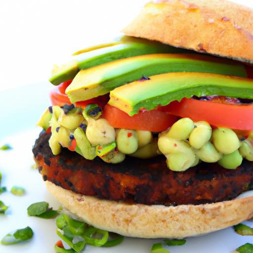 Wholesome Black Bean Burger Bowl with Creamy Avocado