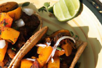 Flavor-Packed Roasted Butternut Squash & Black Bean Tacos