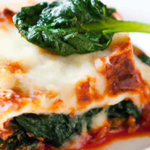 Wholesome Classic Spinach Lasagna: A Low-Fat Delight