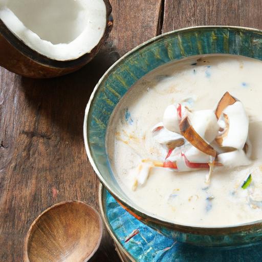Creamy Coconut Milk Soup: A Tropical Delight to Savor