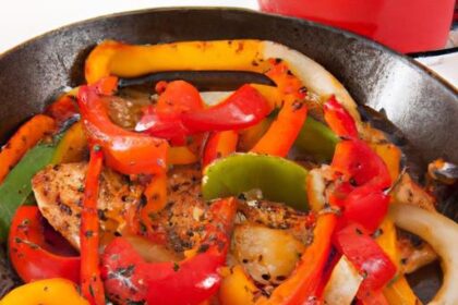 Sizzling Healthy Ground Turkey & Bell Pepper Skillet Delight