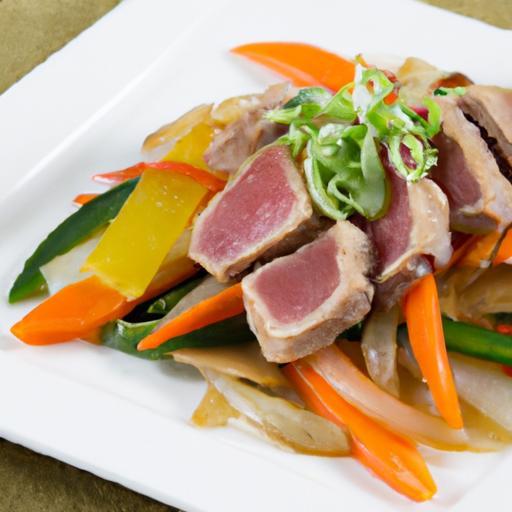 Miso-Glazed Tuna & Veggie Stir-Fry: A Healthy Flavor Boost