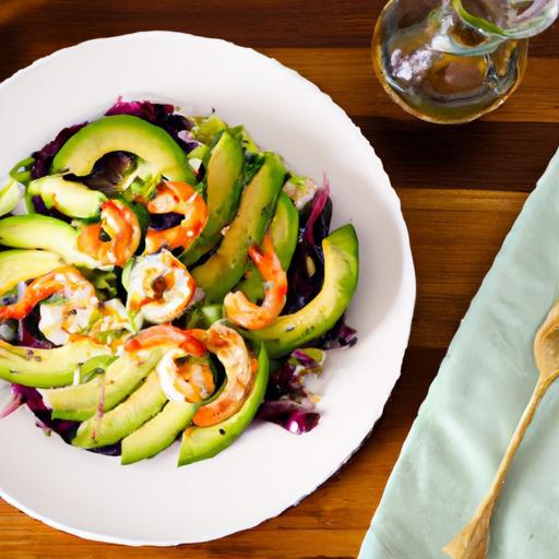 Fresh & Flavorful: Shrimp Avocado Zoodle Salad Recipe