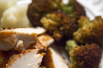 Wholesome Teriyaki Chicken with Roasted Cauliflower Delight