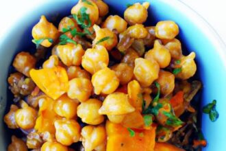Fiery Flavor Boost: Crafting Spicy Harissa Chickpea Bowls