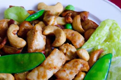 Crunchy Cashew Chicken with Snap Peas: A Flavorful Twist
